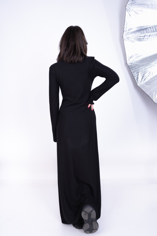Дамска дълга рокля "LIV"/ черна